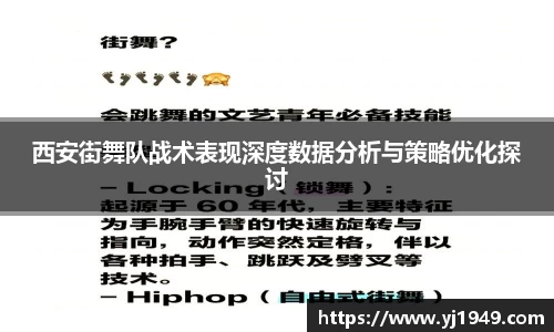 西安街舞队战术表现深度数据分析与策略优化探讨